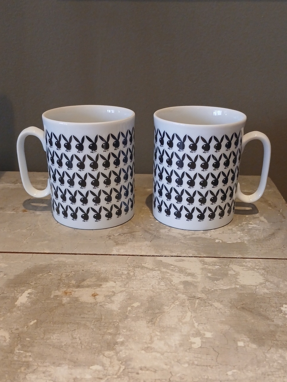 Pair of Vintage Playboy Bunny Mugs